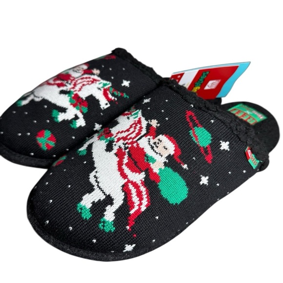 REEF Collab Tipsy Elves Mens Slippers Christmas Unicorn Intergalactic Size 7 - Picture 5 of 6